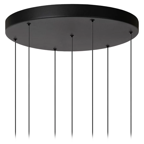 Lucide TAMINO - Pendelleuchten - Ø 52 cm - LED Dim. - 7x7W 3000K - Schwarz - detail 2